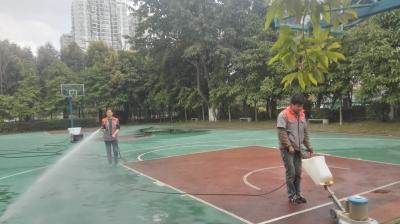 室外操场清洁